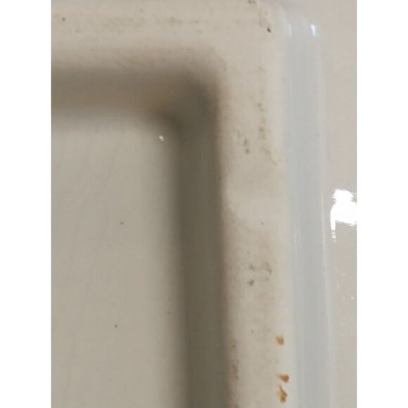 Vintage Japanese Iris Ceramic Serving Tray - Sushi Tray - Rectangular Plate - Picture 4 of 6